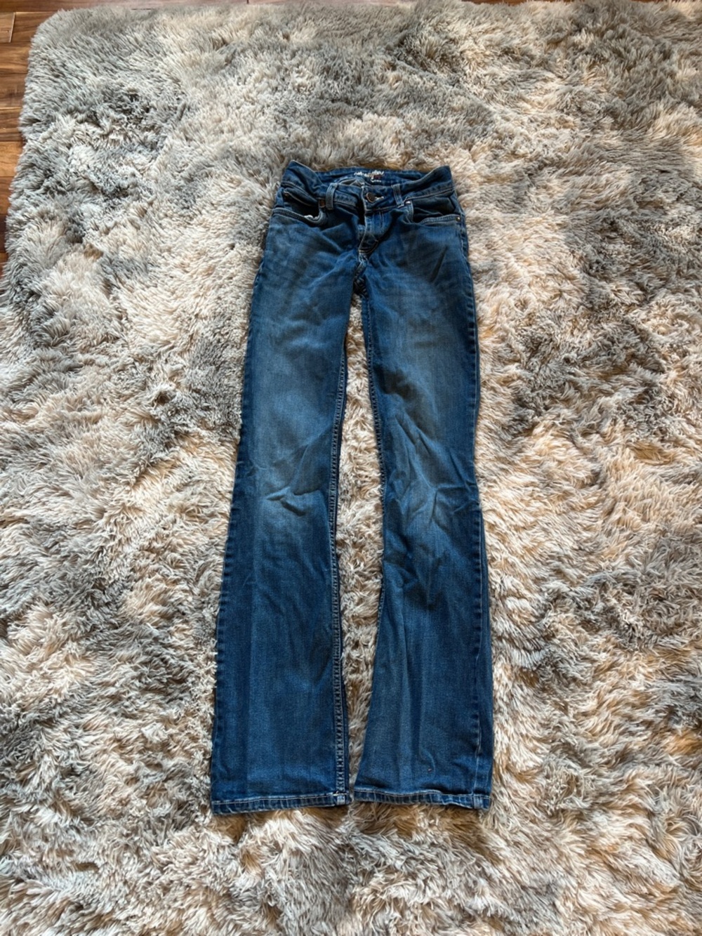 Wrangler Women's Dark Blue Flare Jeans